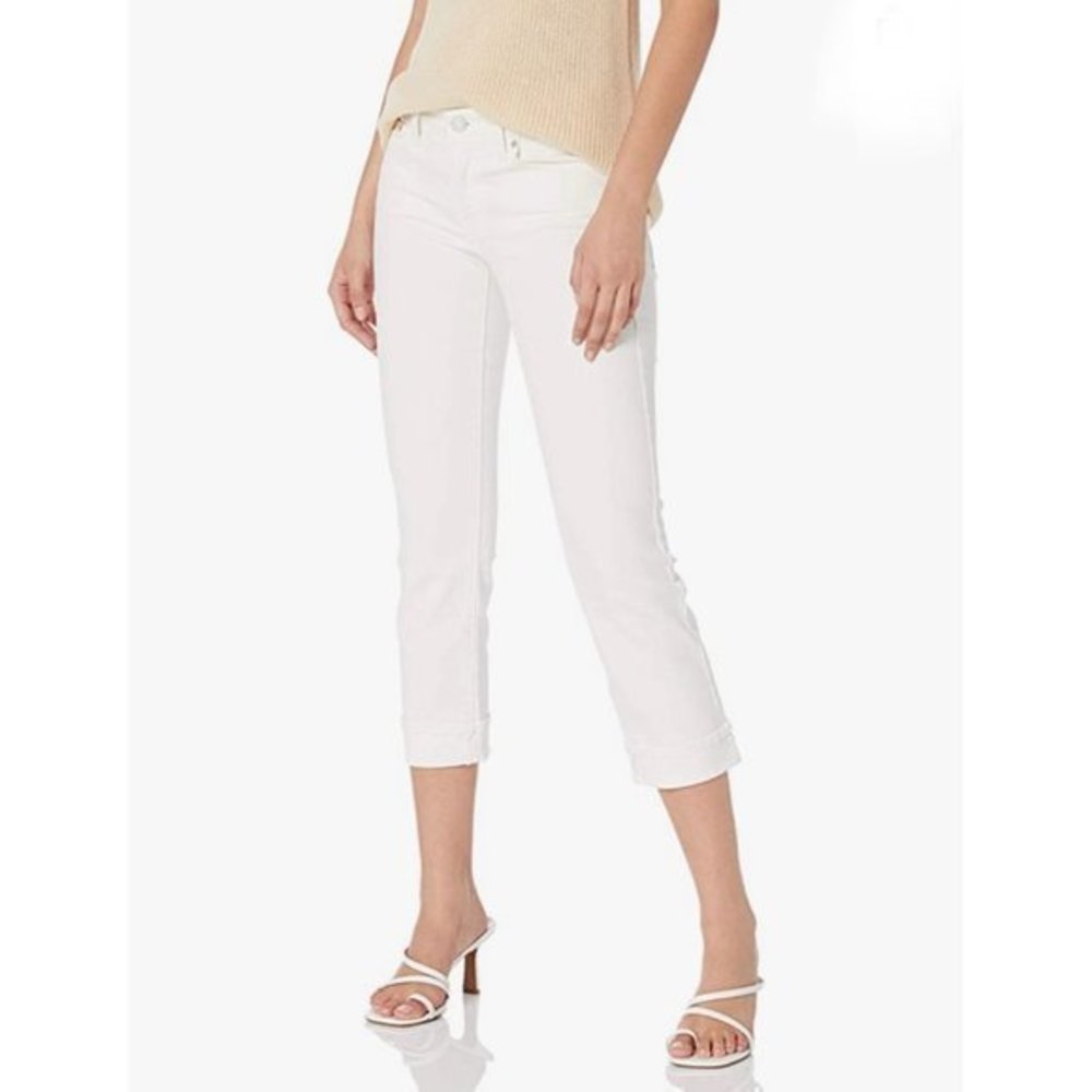 LUCKY BRAND women Sweet crop white mid rise jeans size 29/ US 8